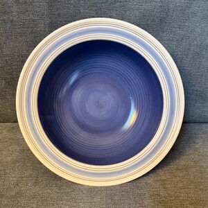 Pfaltzgraff Rio 12” Vegetable Bowl. Vintage Blue Copyright Mexico Stoneware